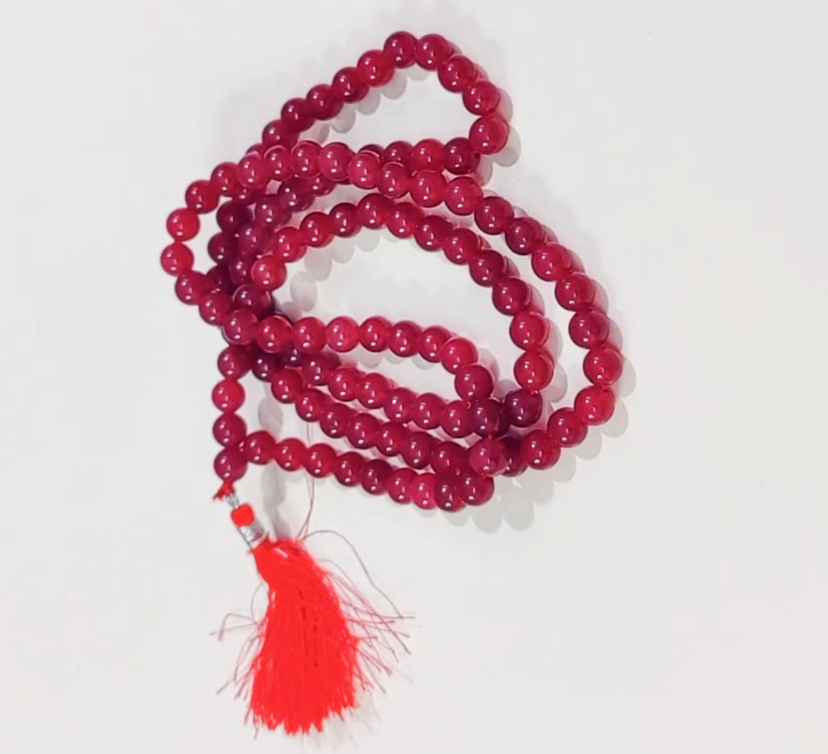 Natural Carnelian Mala (8MM)