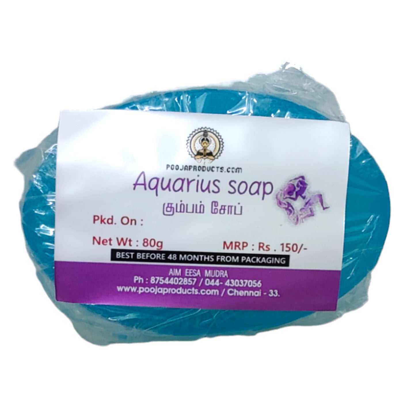 Organic Zodiac Soaps Aquarius Kumbham