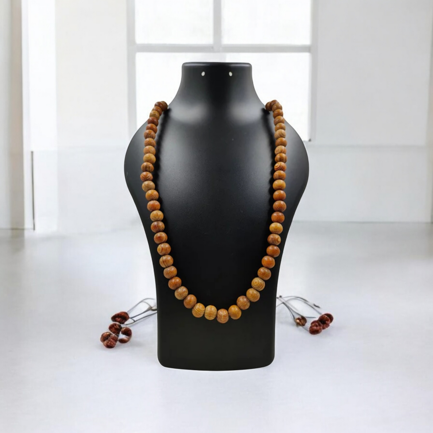 Devadaru Wood 8mm Mala Original (Cedar Wood)