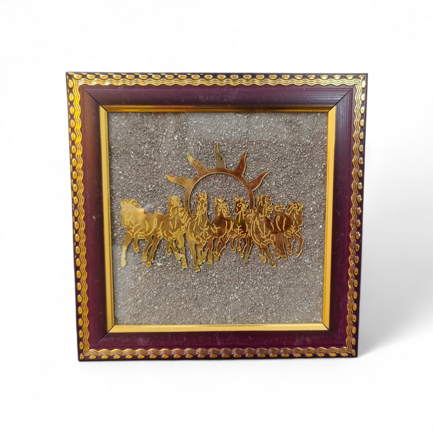 7 Horse Pyrite Frame