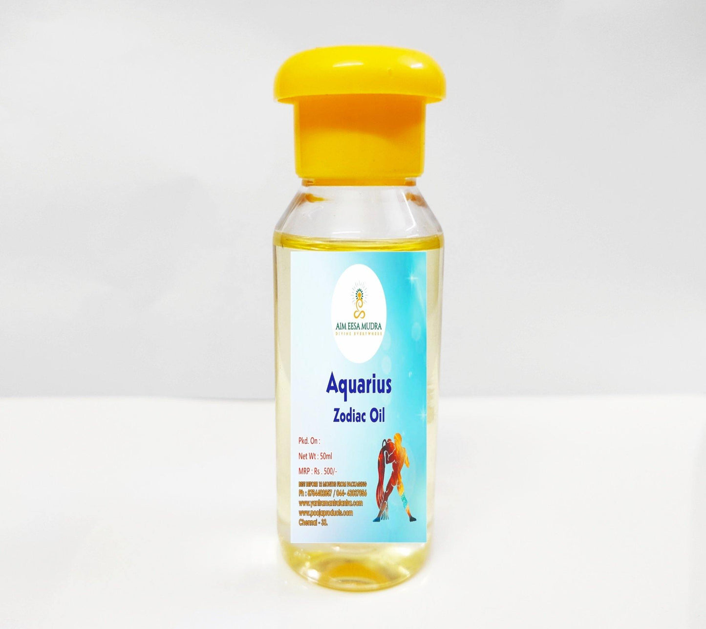 Zodiac Oil Aquarius (50ml) (๐ง๐๐๐ฆ ๐ฃ๐ฅ๐ข๐๐จ๐๐ง ๐๐ฉ๐๐๐๐๐๐ ๐ข๐ก๐๐ฌ ๐๐ก๐ฆ๐๐๐ ๐๐ก๐๐๐) - PoojaProducts.com
