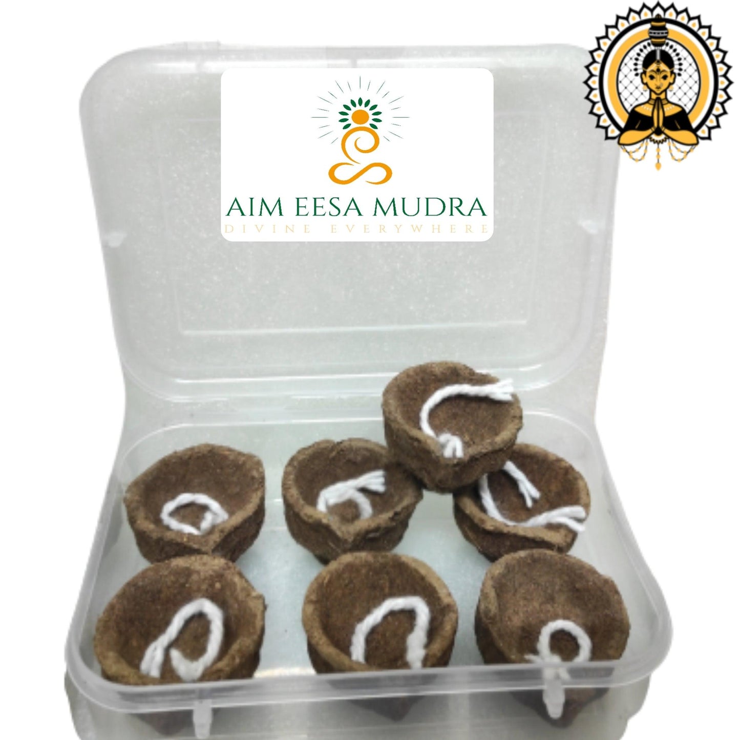Panchagavya Diya/Vilakku/Deepam | for Daily Puja, Festivals, Navaratri, Diwali, Karthigai Deepam | 100% Natural (THIS PRODUCT AVAILABLE ONLY INSIDE INDIA) - PoojaProducts.com