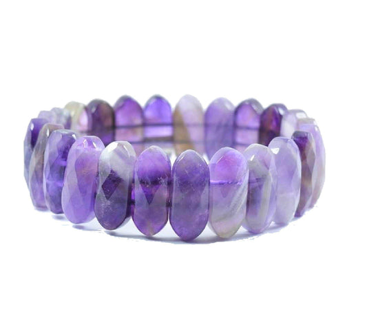 Amethyst Premium Cut Bracelet | Amethyst Bracelet | PoojaProducts