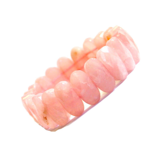 ROSE QUARTZ BRACELET PREMIUM CUT - PoojaProducts.com