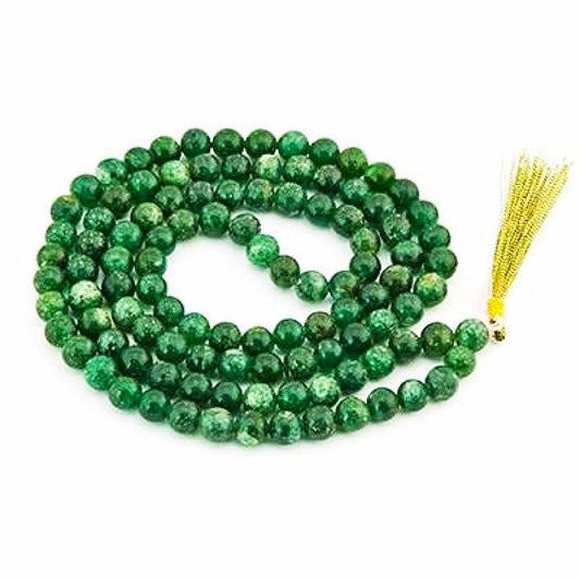 GREEN AVENTURINE MALA (6MM) - PoojaProducts.com