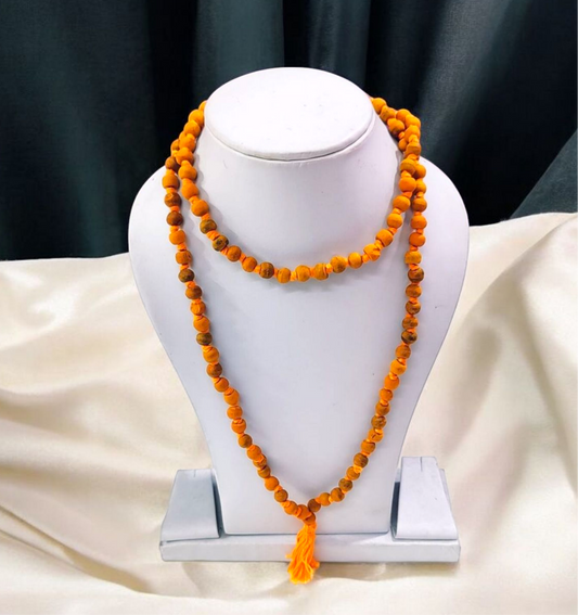 Manjal Mala / Baglamukhi Mala (108 Beads) Haldi Mala