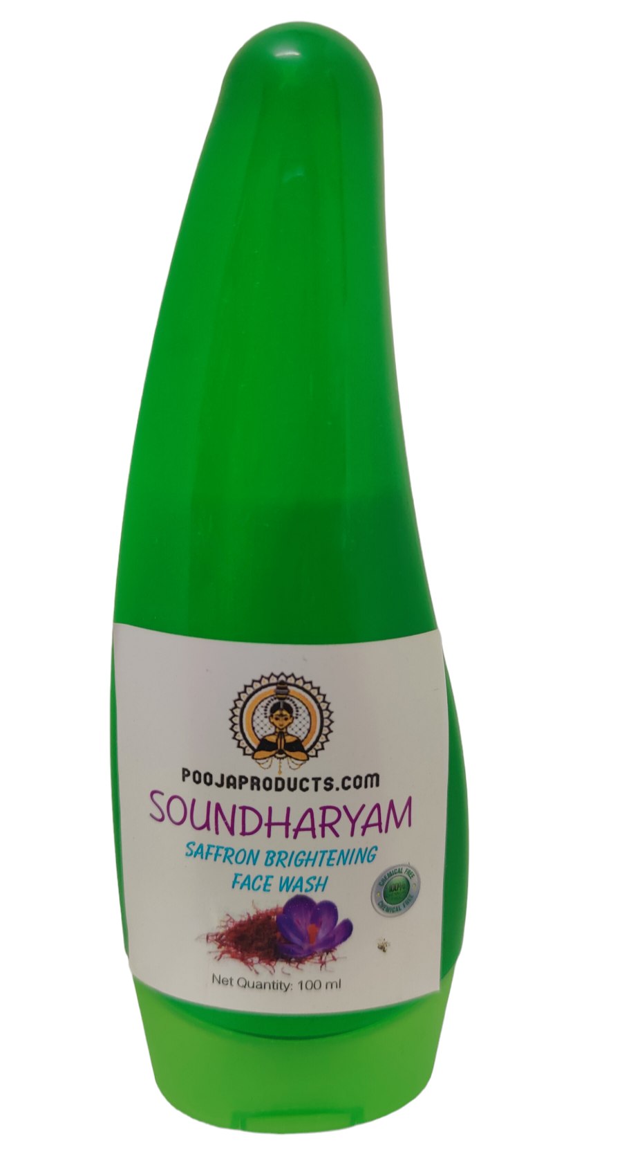 Soundharyam Organic Skin Brightening Saffron Face Wash