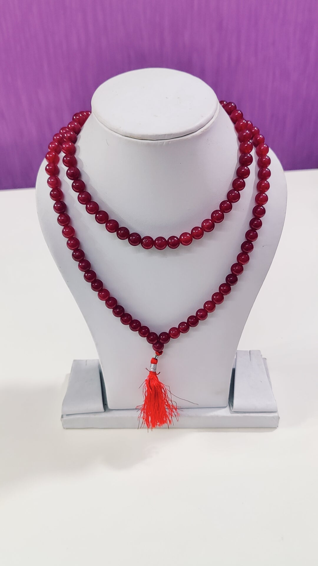 Natural Carnelian Mala (8MM)