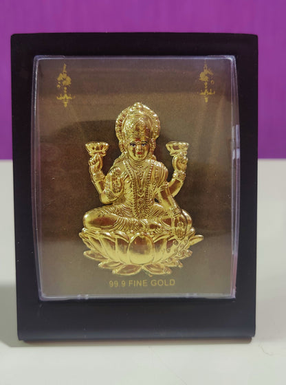 Gold Plated Vaibhav Lakshmi Photo Frame