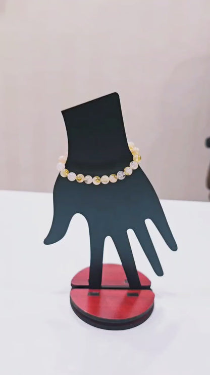 Citrine Gemstone Bracelet 8MM