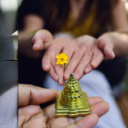 Shree Yantra Maha Meru Brass (1.5 inchs)
