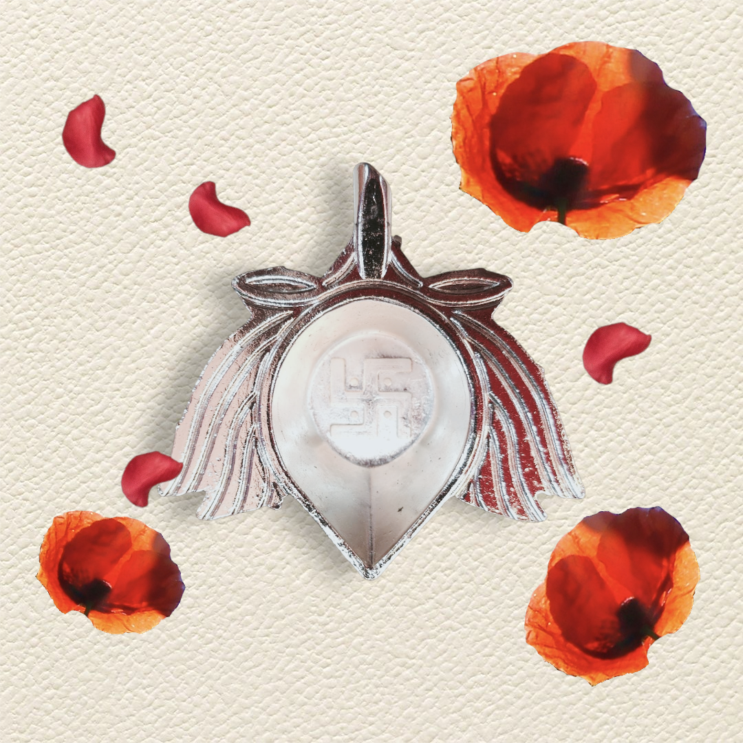 Lotus Diya(Vilaku) German Silver