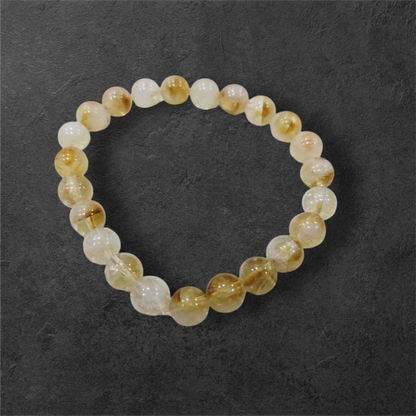 Citrine Gemstone Bracelet 8MM