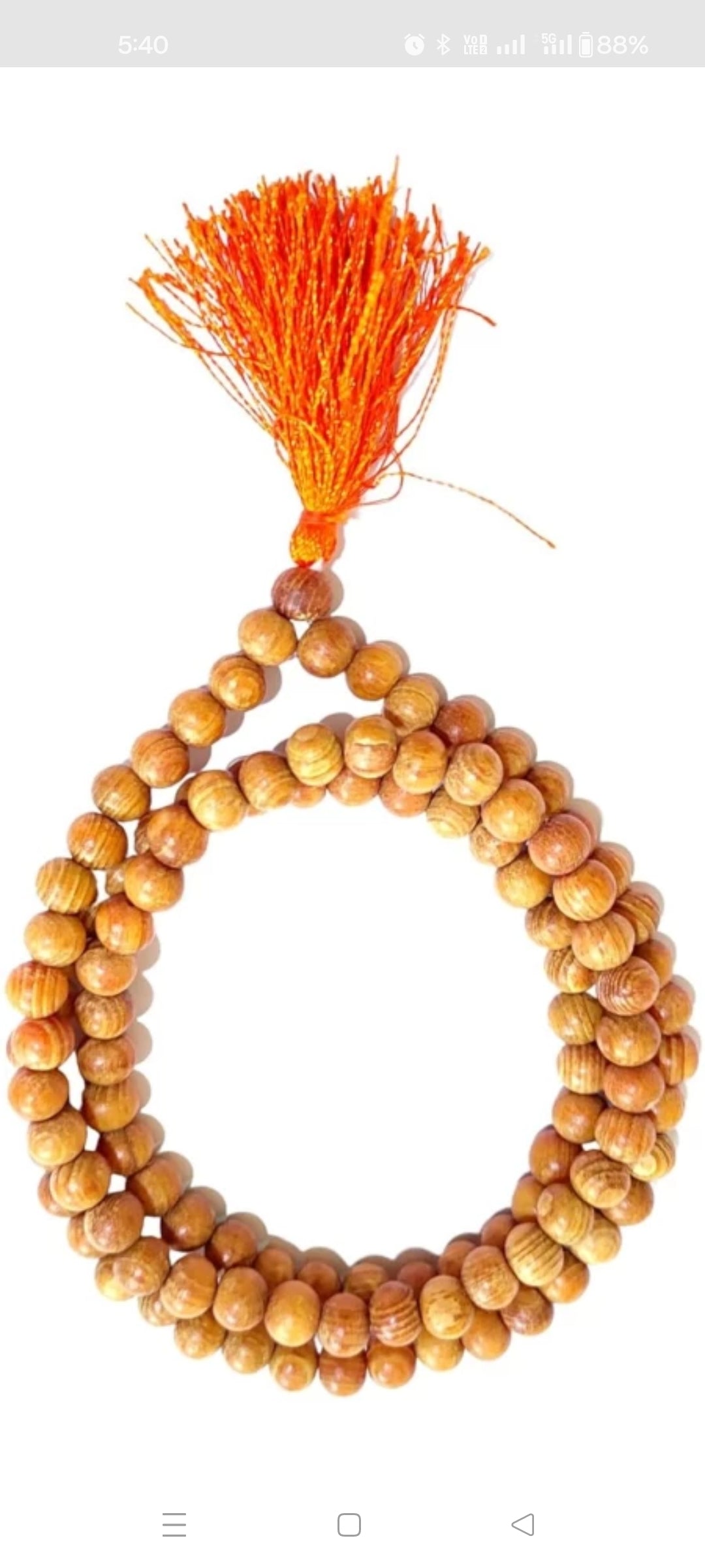 Devadaru Wood 8mm Mala Original (Cedar Wood)