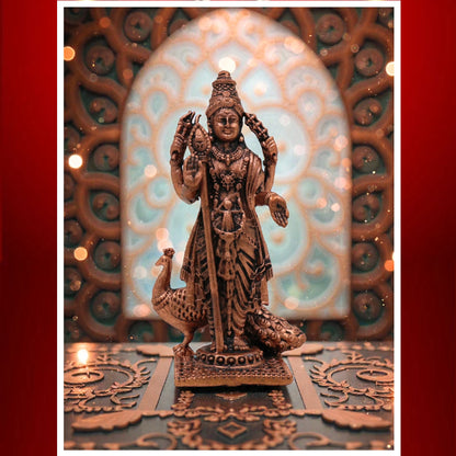 Copper(Sembu) Murugan 3 inch ( ENERGIZED)
