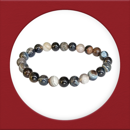 Sulemani Hakik Bracelet 8MM-Healing Crystal Bracelet for Protection & Spiritual Growth