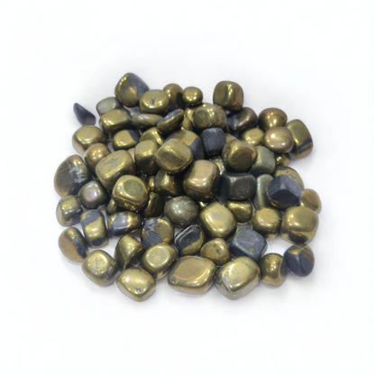 Golden Pyrite Tumbles (50 grams)