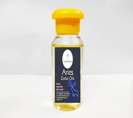 Zodiac Oil Aries (50ml)  (𝗧𝗛𝗜𝗦 𝗣𝗥𝗢𝗗𝗨𝗖𝗧 𝗔𝗩𝗔𝗜𝗟𝗕𝗟𝗘 𝗢𝗡𝗟𝗬 𝗜𝗡𝗦𝗜𝗗𝗘 𝗜𝗡𝗗𝗜𝗔) - PoojaProducts.com