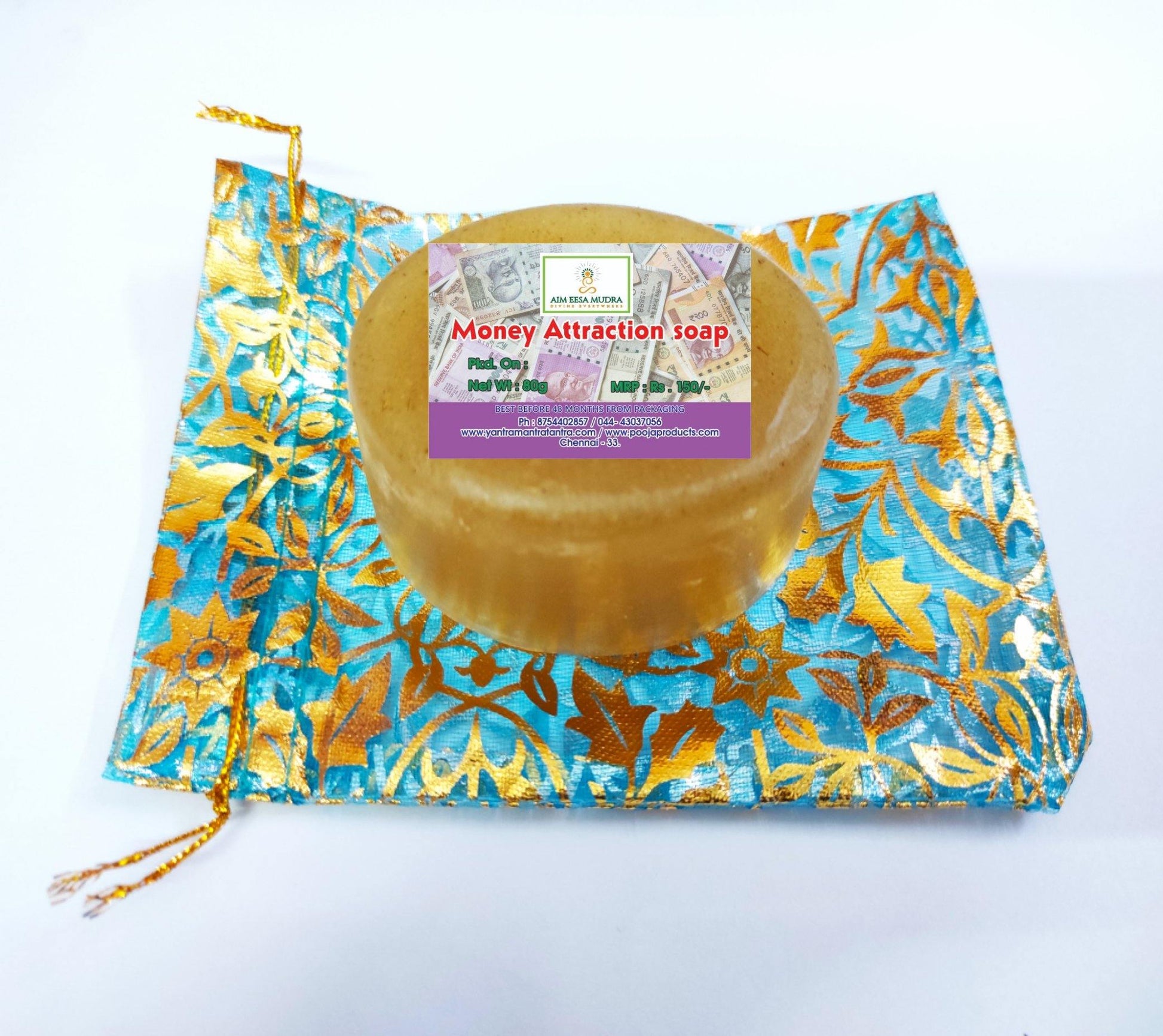Money Attraction Soap - PoojaProducts.com