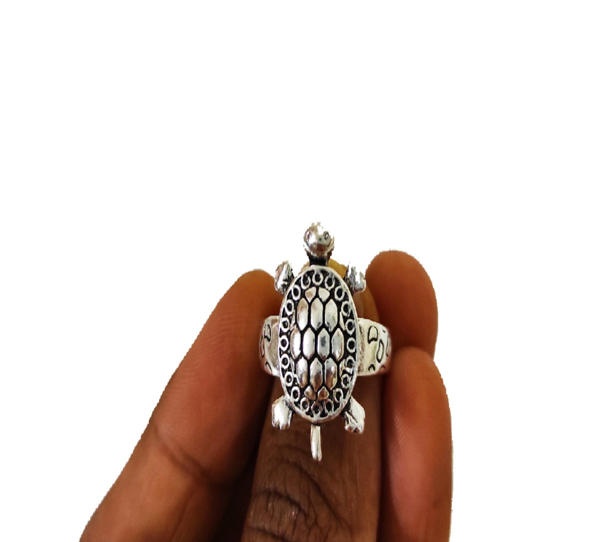 Kurma / Tortoise Adjustable Ring - PoojaProducts.com