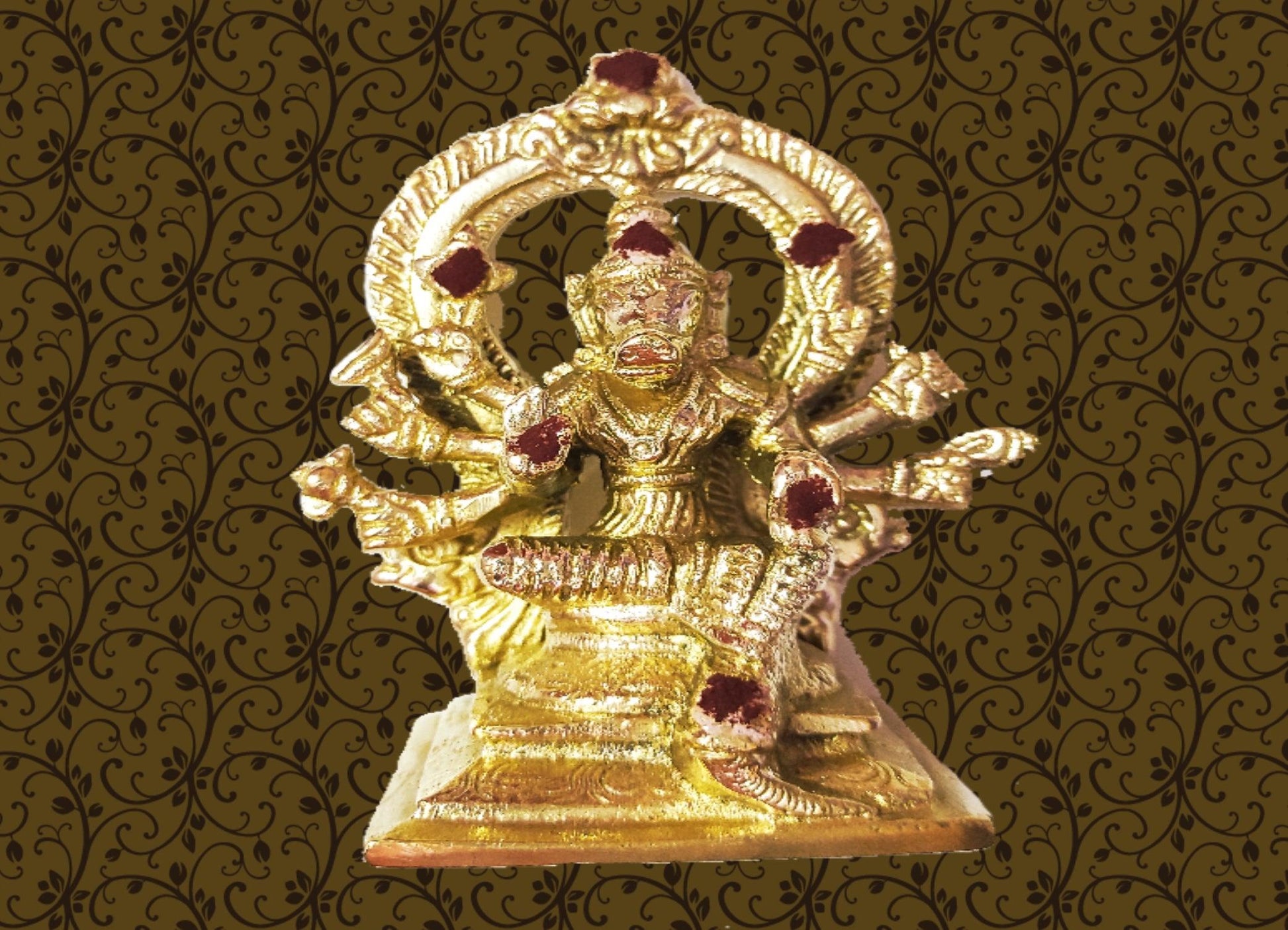 Varahi amman statue brass (5inch) - PoojaProducts.com