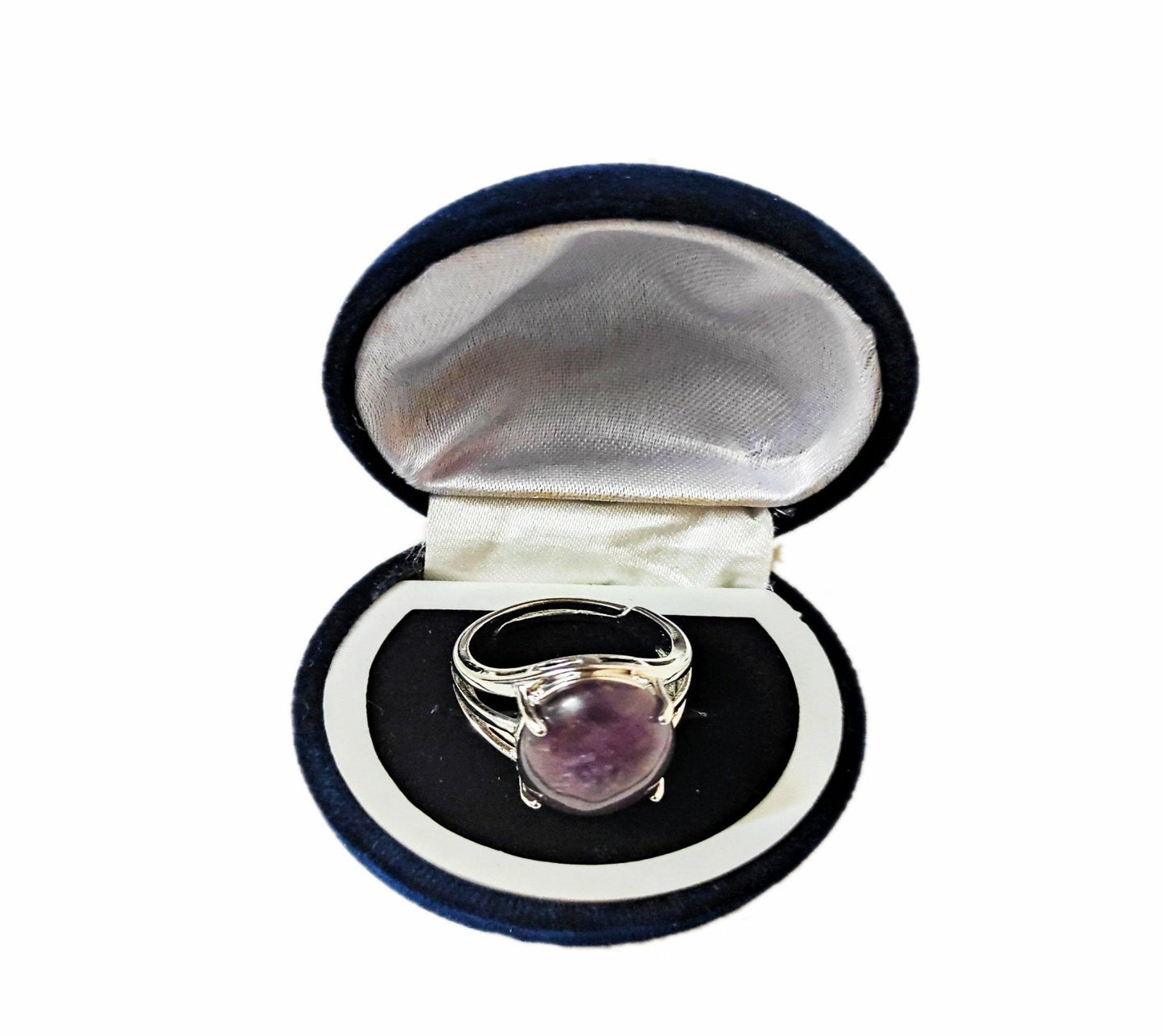 Amethyst Stone Ring | Amethyst Adjustable Ring | PoojaProducts