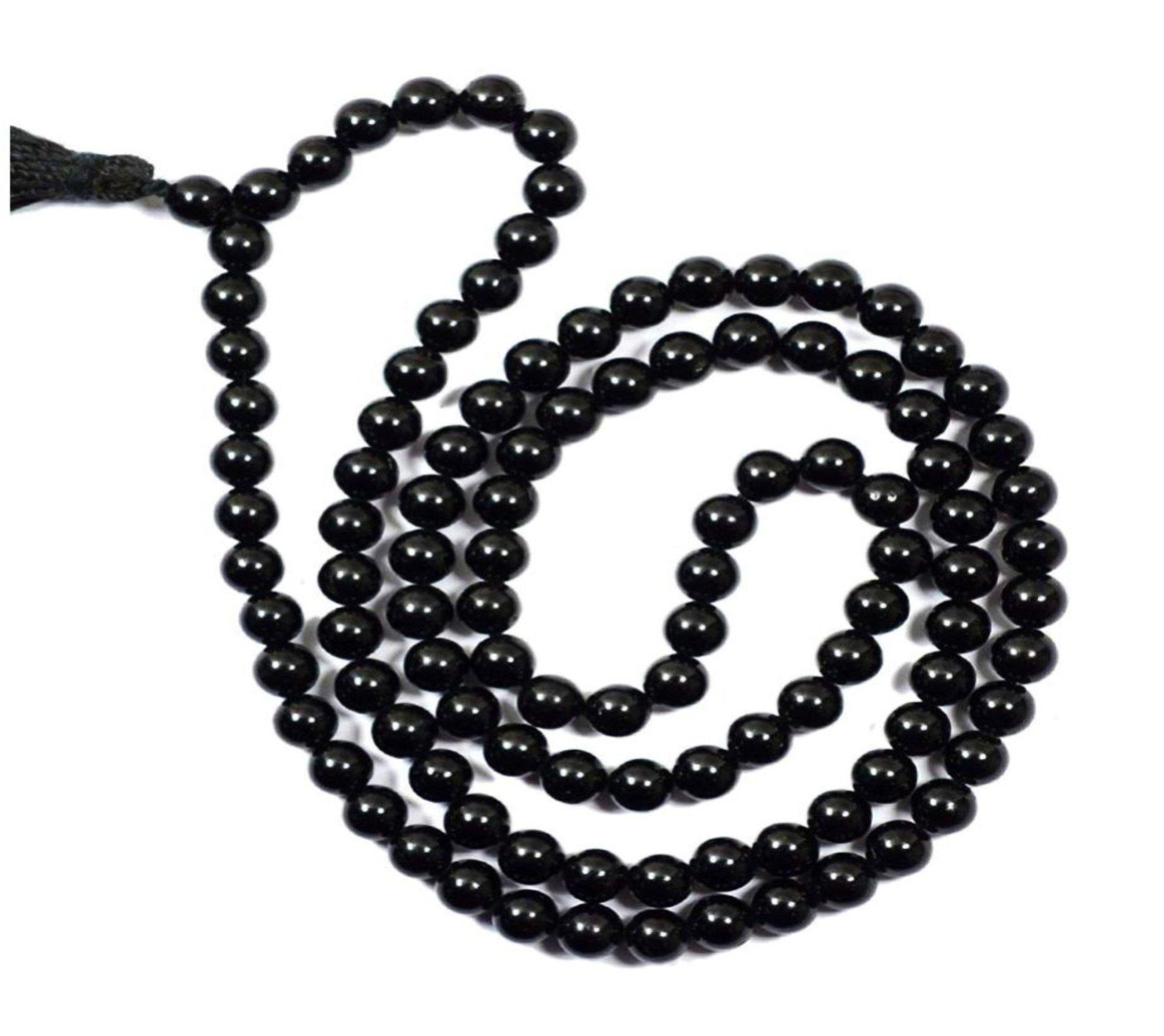 Black Tourmaline Mala | Tourmaline Mala Beads | PoojaProducts