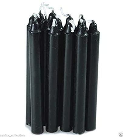 Tall Black Candle | Black Candle | Black Pillar Candle | PoojaProducts