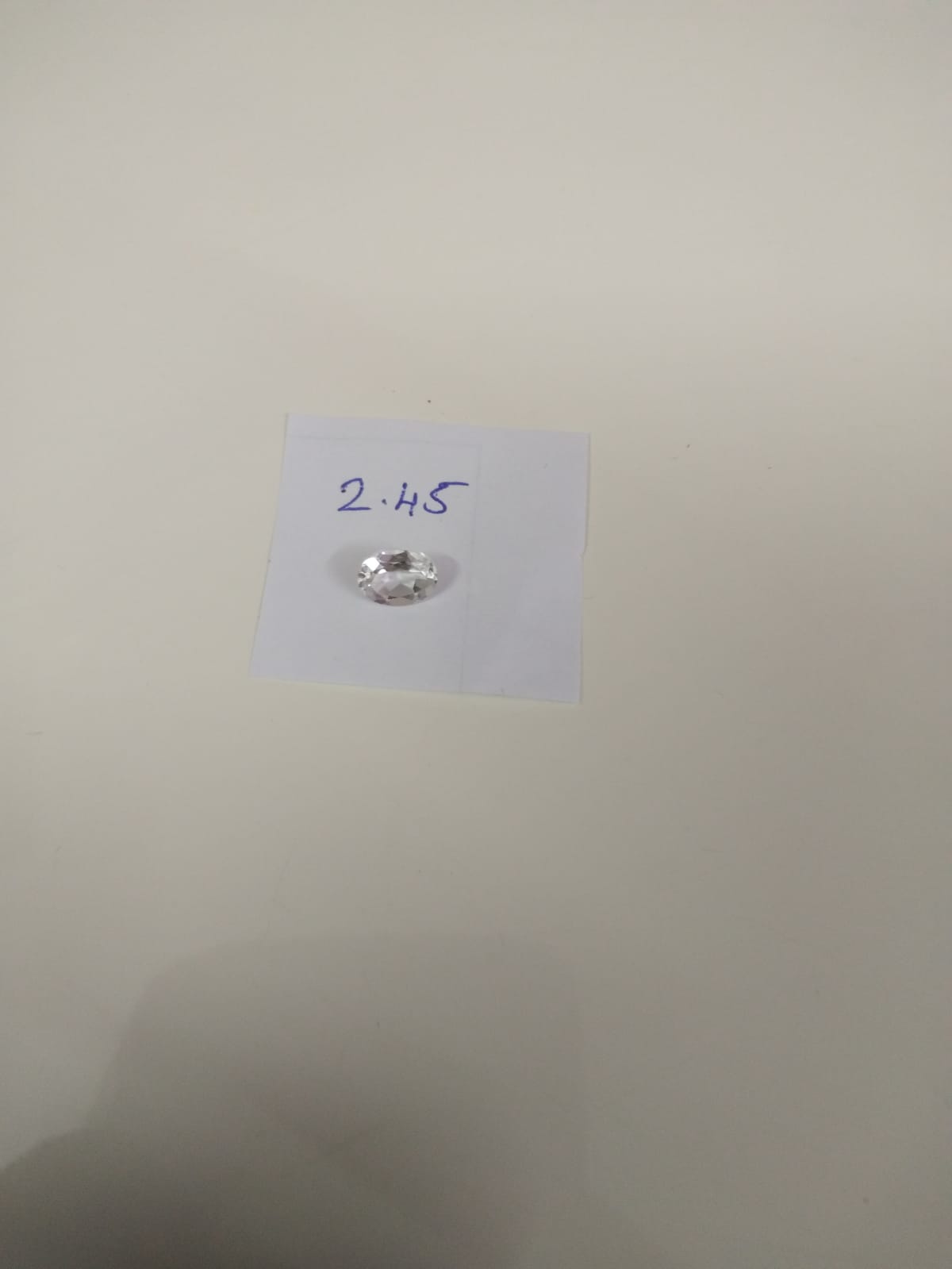 White zircon stone