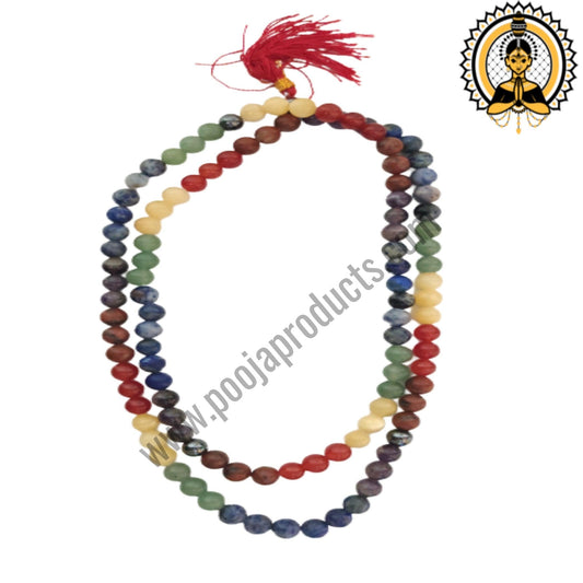 7 Chakra Mala | Chakra Stone Mala | Mala Chakra | PoojaProducts