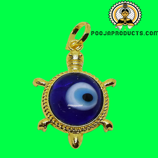 Evil Eye Kurma Metal Pendant