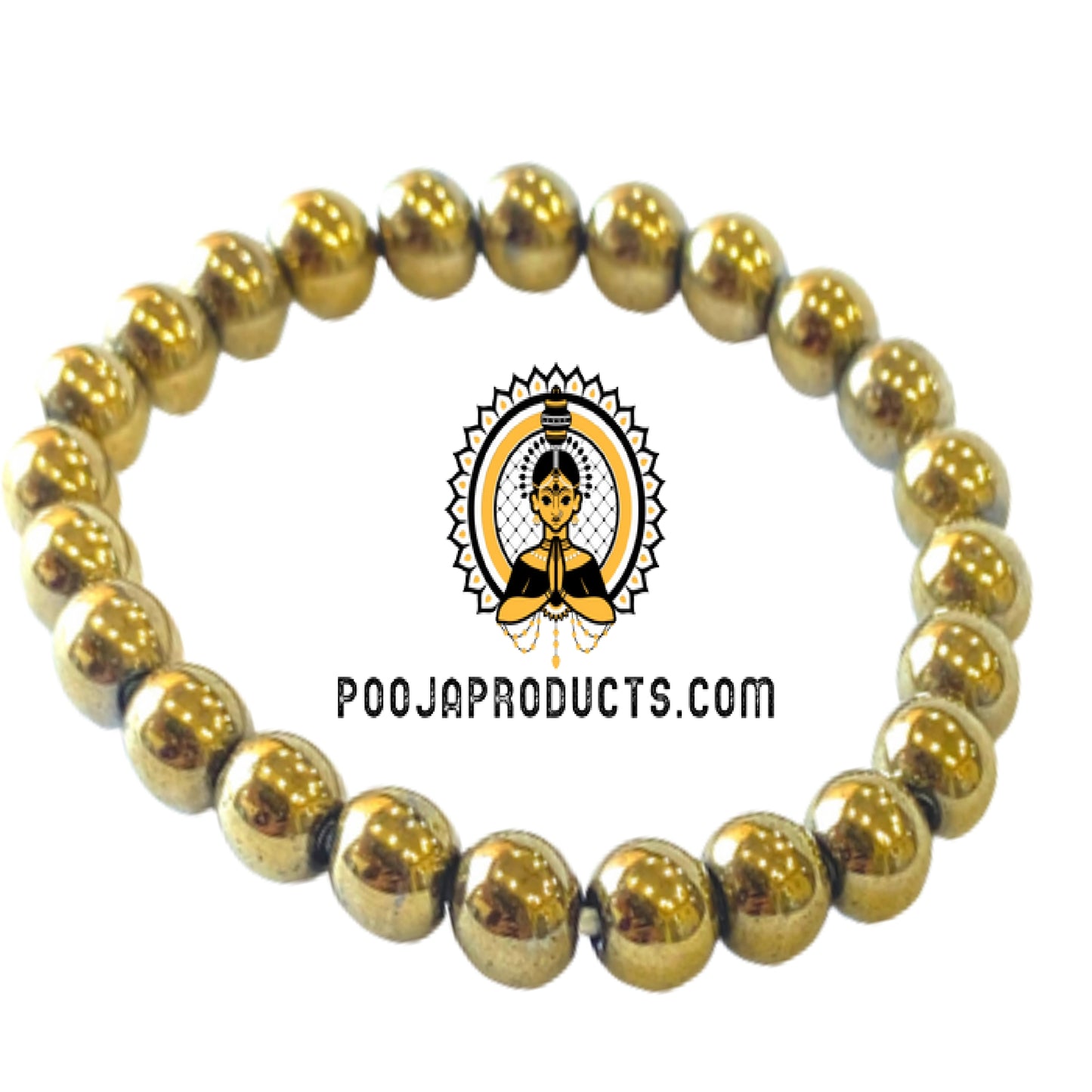 Golden Pyrite Bracelet 8MM