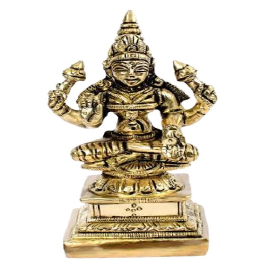 Mahalakshmi Statue 4inch ( Energized ) - PoojaProducts.com