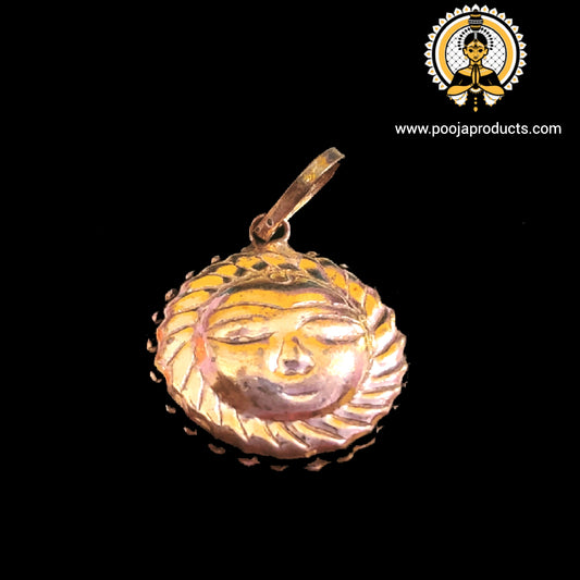 Suryan Face Copper Pendant