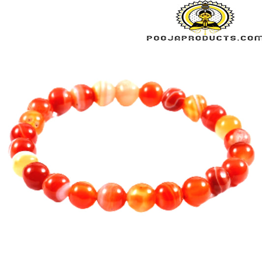 Red Agate Bracelet 8MM